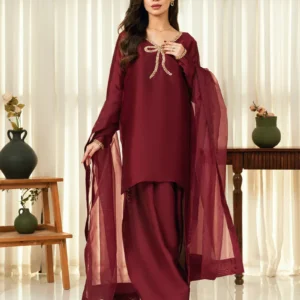 Dilrubah – with Farshi Shalwar – 3 Piece